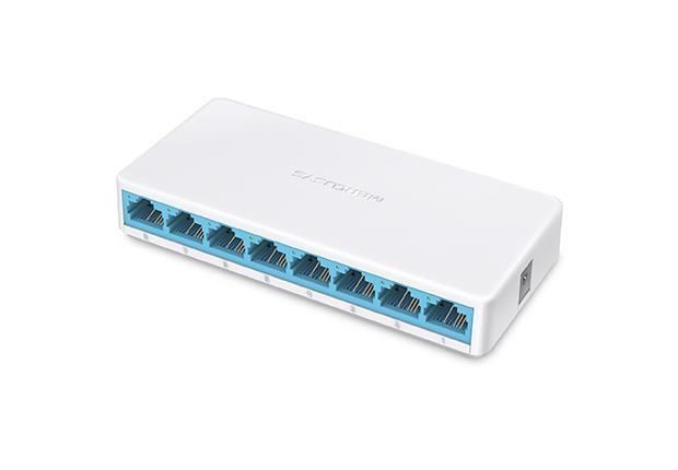 Комутатор MERCUSYS MS108 8xFE, Некерований
