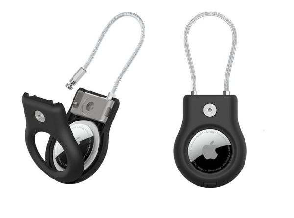 Тримач Belkin Secure Holder with Wire Cable AirTag, чорний