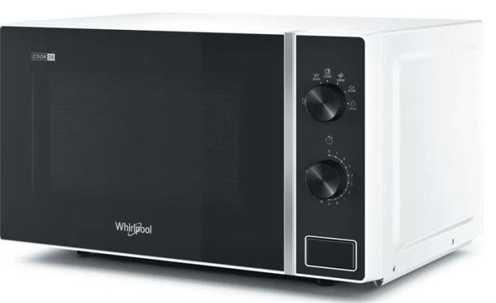 Мікрохвильова піч Whirlpool, 20л, мех. керув., 700Вт, білий