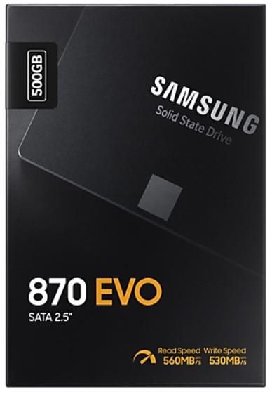 Накопичувач SSD Samsung 2.5"  500GB SATA 870EVO