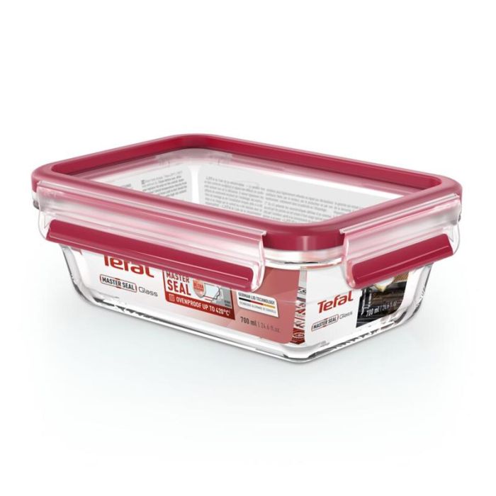 Форма універсальна з кришкою TEFAL MasterSeal glass, 0.7л, скло