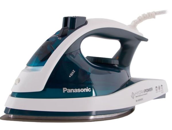 Праска PANASONIC, 2400Вт, 310мл, постійна пара - 35гр, керам. підошва, голубий