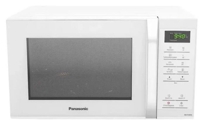 Мікрохвильова піч Panasonic, 25л, 900Вт, дисплей, відкр.кнопкою, білий