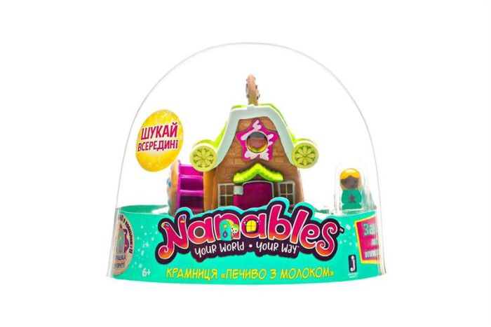 Ігрова фігурка Nanables Small House Містечко солодощів, Крамниця "Печиво з молоком"