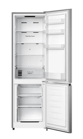 Холодильник з нижн. мороз. камерою Gorenje, 180х55х55см, 2 двері, 188(67)л, А+, NoFrost Plus, Зона св-ті, Сірий