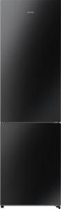 Холодильник Gorenje, з нижн. мороз. камерою,200х60х60см, 2 дв., Х- 238л, М- 98л, A++, NoFrost Plus, Fresh zone, дисплей,чорне скло