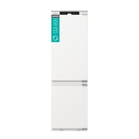 Холодильник Gorenje вбудований з нижн. мороз., 193,7x69x55см, 2 двері,284(76)л, А+, NF+, Зона св-ті, Диспл, Wi-Fi, Біли