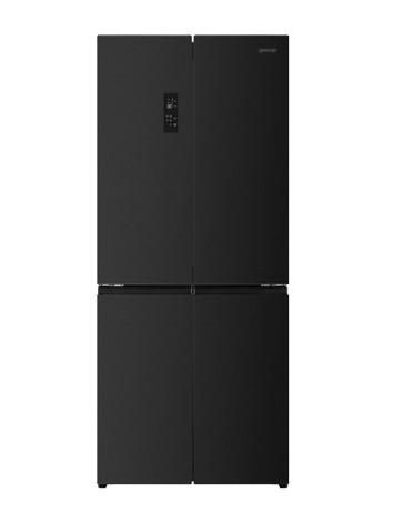 Холодильник SBS Gorenje, 190х65х80см, 4 двері, 286(149)л, А+, NoFrost+, Інвертор , Зона св-ті, Диспл, Чорний