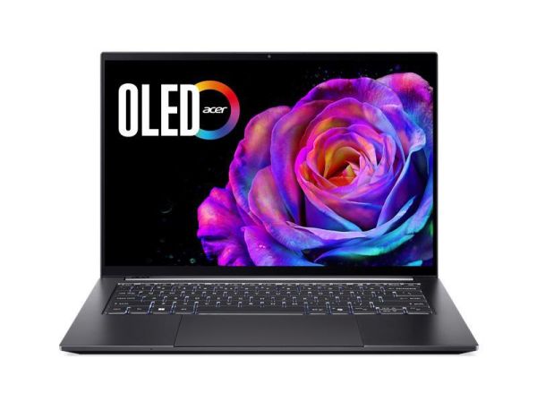 Ноутбук Acer Swift X 14 SFX14-61G 14.5" 2.8K OLED Touch, AMD R7-350, 16GB, F1TB, NVD5060-8, Win11, сірий