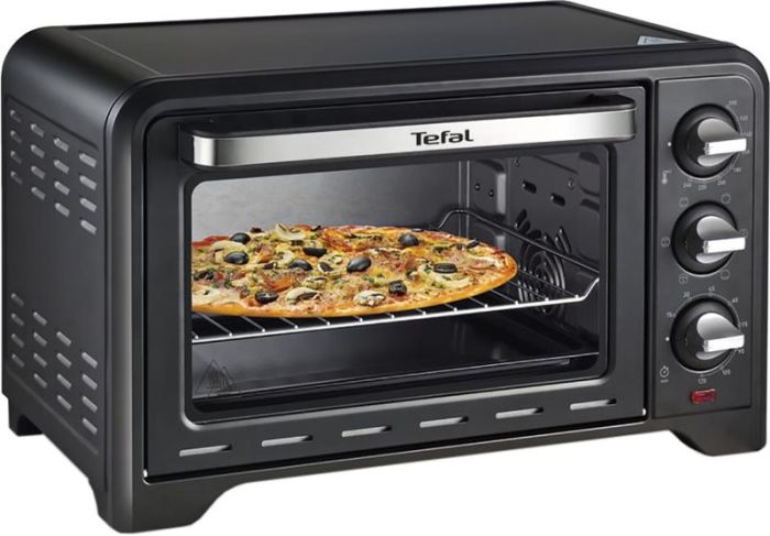 Піч електрична Tefal Optimo, 19л, 1380Вт, механіч., гриль, конвенція, чорний