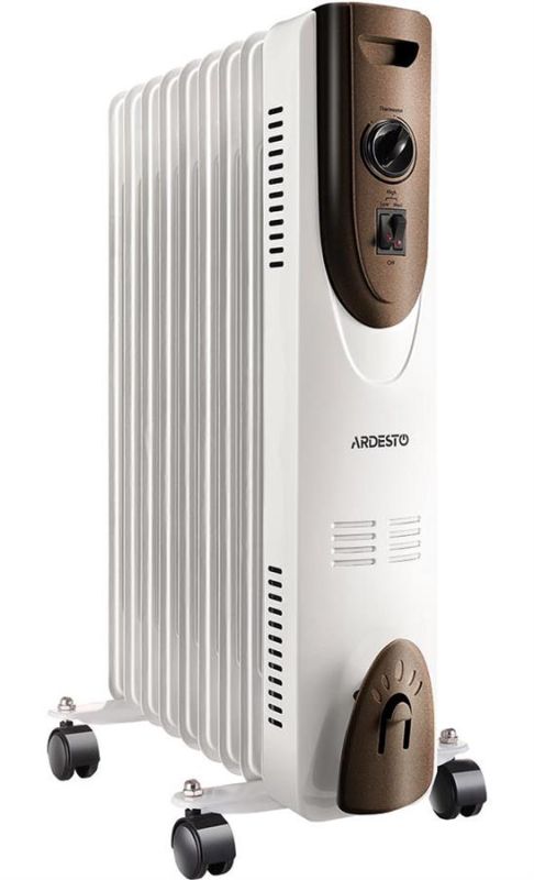 Обігрівач оливний ARDESTO OFH-09X1 20м2, 2000Вт, мех. упр-ння, 9 секцій, білий