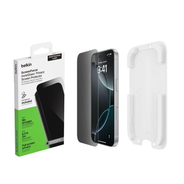 Захисне скло Belkin для iPhone 17 Pro Max, Privacy Screen Protector (1 Pack)