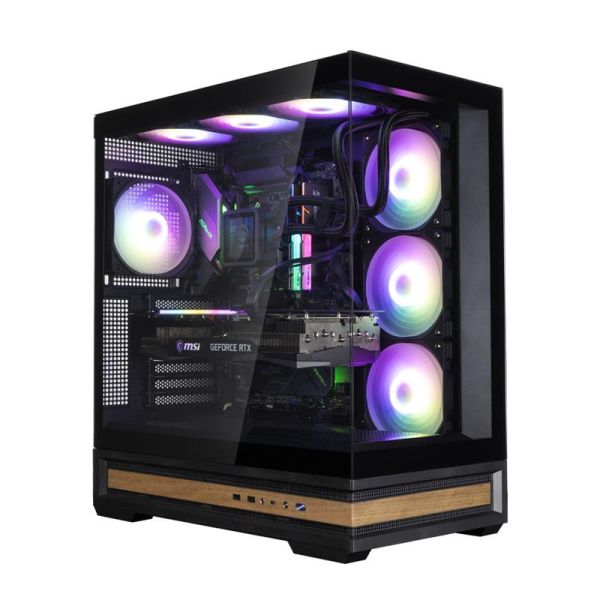 Корпус Zalman P40 Namu без БЖ, 2xUSB3.0, 1x Type C, 3x120мм ARGB Reverse,  1x120мм ARGB, VGA 420мм, LCS ready, TG Side/Front Panel, ATX, чорний