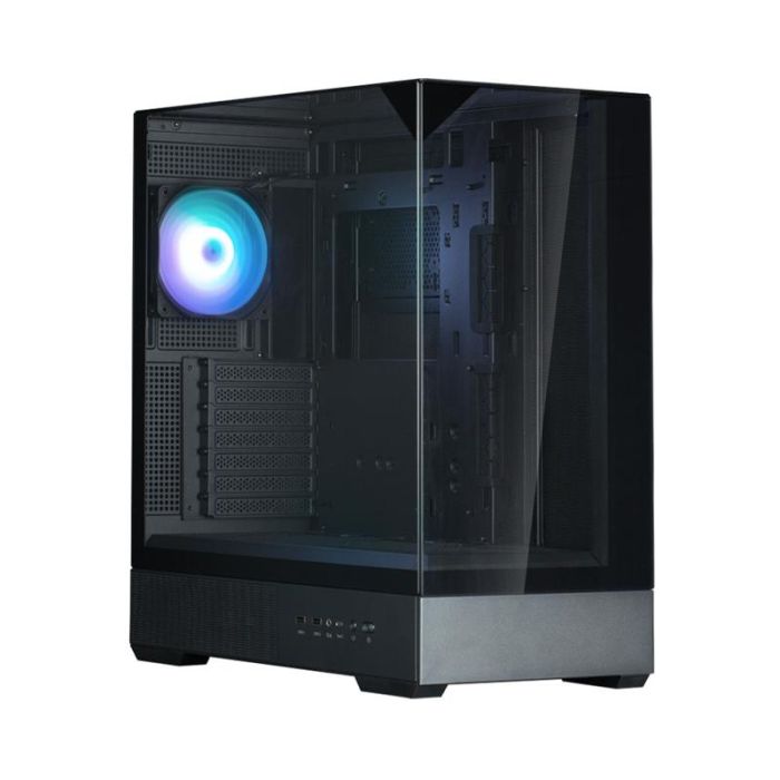 Корпус Zalman P40 Prism без БЖ, 2xUSB3.0, 1xUSBType-C, 1x120мм ARGB, VGA 420мм, LCS ready, TG 3x Panels, ATX, чорний