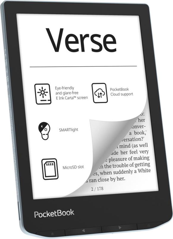 Електронна книга PocketBook 629 Verse, Bright Blue