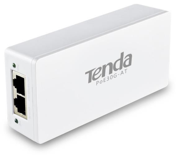 PoE-iнжектор TENDA PoE30G-AT 1xGE, 1xGE PoE, 30W