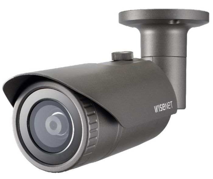 Камера IP Hanwha  QNO-6012R, 2MP, Bullet, 2.8mm, f/2.0, IR20m, DC 12V/PoE, IP66, IK10