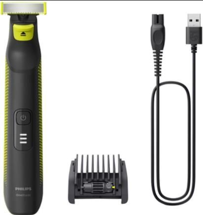 Бритва електр. Philips OneBlade Pro, Li-Ion, сух.+волог., індикатор заряду, чорний