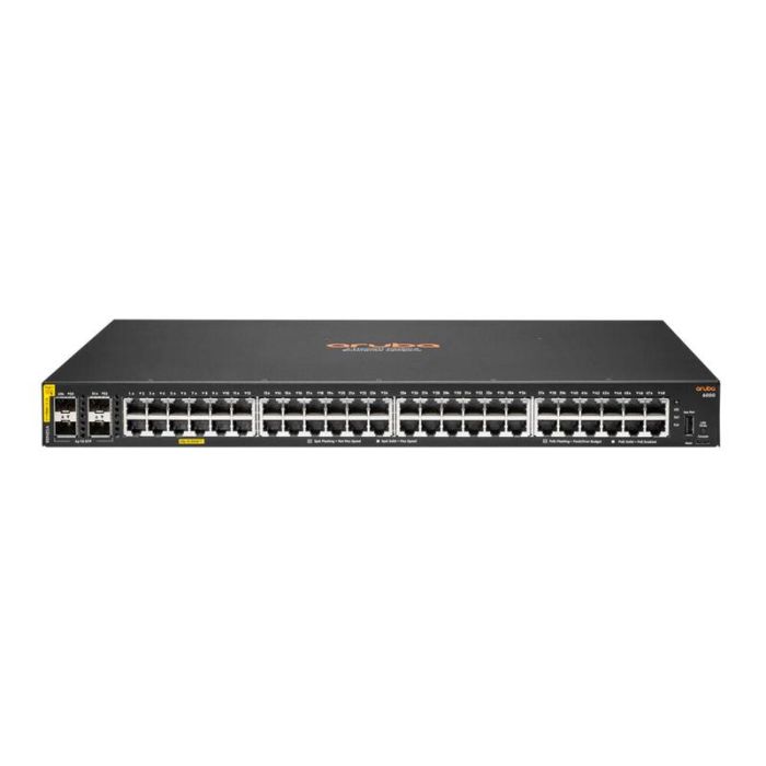 Комутатор HPE Aruba 6000, 48xGE, 4xGE SFP ports, PoE Class 4 370W, LT Warranty