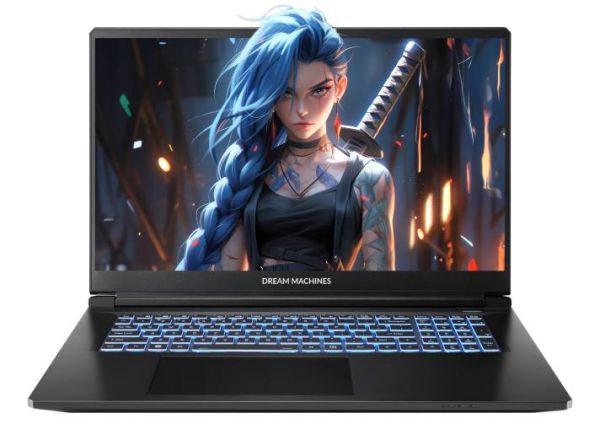 Ноутбук Dream Machines RG5050-17 17.3FHD IPS, Intel i5-13420H, 16GB, F512GB, NVD5050-8, DOS, чорний