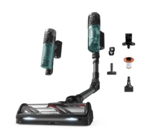 Пилосос Rowenta безпровідний X-Force Flex 12.60 Neo, 320Вт, конт пил -0.9л, автон. робота до 60хв, вага-2.5кг, НЕРА, чорно-синій