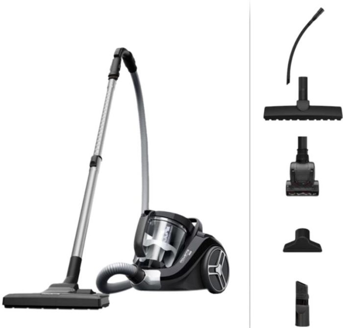 Пилосос Rowenta контейнерний Compact Power XXL, 900Вт, конт пил -2.5л, HEF system, чорний