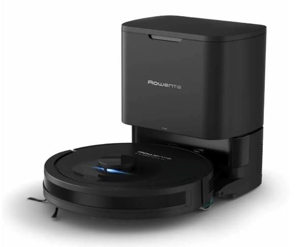 Робот-пилосос Rowenta миючий X-Plorer Serie 85+, 6000ПаВт, h=9.7см, 0.26л, конт пил -0.29л, автон. робота до 270хв, самоочистка, чорний