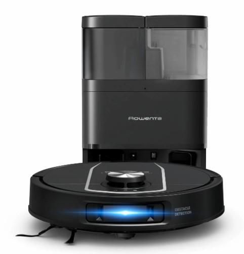 Робот-пилосос Rowenta миючий X-Plorer Serie 575 Max Standard, 10000ПаВт, h=10.5см, 0.22л, конт пил -0.3л, автон. робота до 120хв, чорний