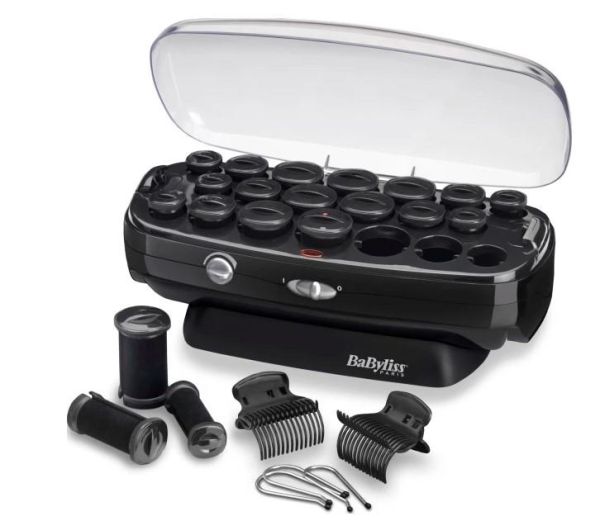 Термо бігуді Babyliss, 50Вт, 90-140 °C, кейс, кераміка, чорний