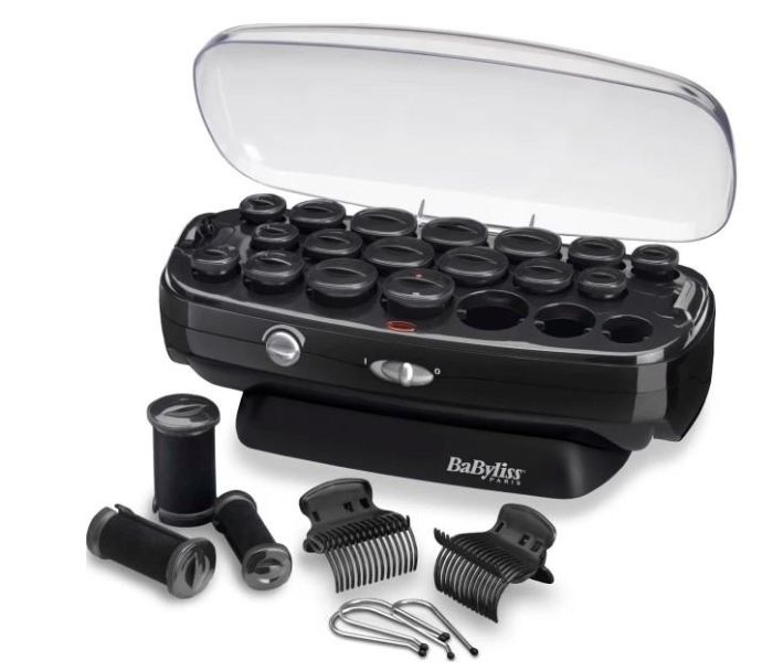 Термо бігуді Babyliss, 50Вт, 90-140 °C, кейс, кераміка, чорний