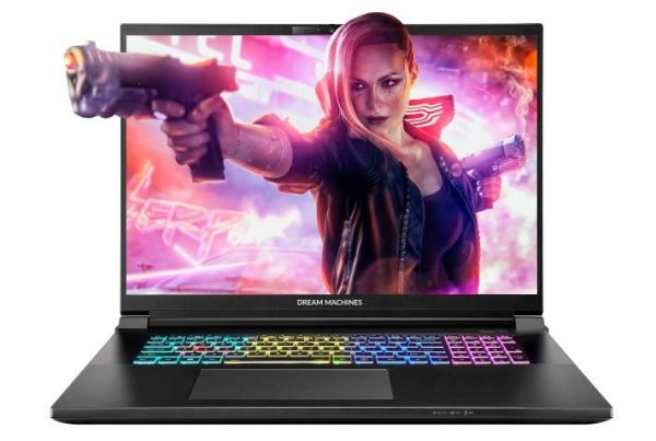 Ноутбук Dream Machines RX5070Ti-18 18WQXGA IPS, Intel U9-275HX, 32GB, F2TB, NVD5070Ti-12, DOS, чорний