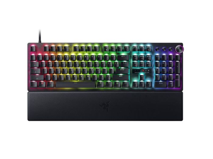 Клавіатура механічна Razer Huntsman V3 Pro 8KHz, 104key, Analog Optical Switch Gen-2, USB-A, EN, RGB, чорний