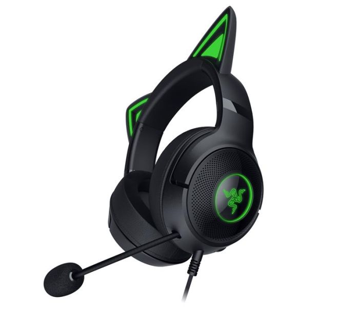Гарнітура Razer Kraken Kitty V2, RGB, USB-A, чорний