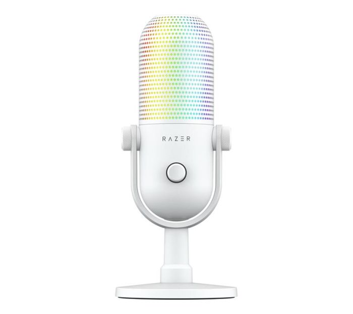 Мікрофон геймінговий Razer Seiren V3 Chroma, Uni, RGB, USB-A, 2м, білий