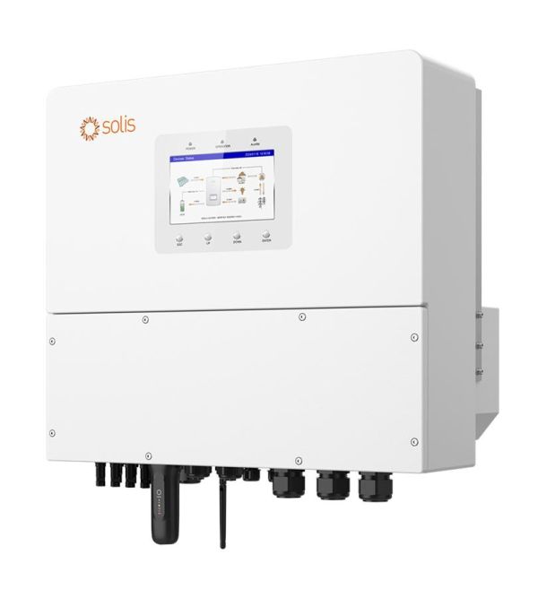 Гібридний інвертор трифазний Solis S6 20кВт, 4xMPPT, DC, для HV Batteries