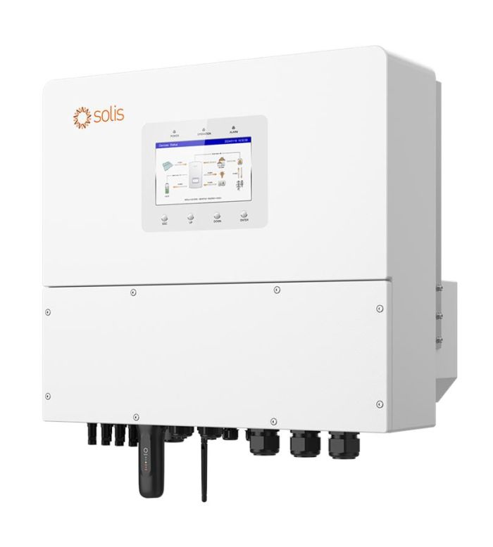 Гібридний інвертор трифазний Solis S6 20кВт, 4xMPPT, DC, для HV Batteries