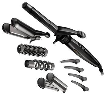 Мультистайлер Remington Multistyle, 25Вт, темп.режимів-5, 110-190С, 5 насадок, кейс, аксесуари, кераміка, тефлон , чорний