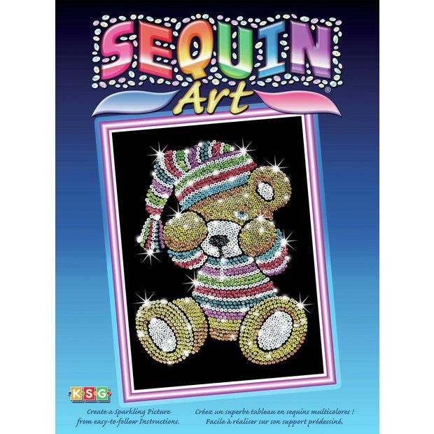 Набір для творчості Sequin Art Blue Тедді 25*34см