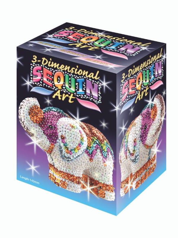 Набір для творчості Sequin Art 3d Слон