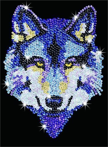 Набір для творчості Sequin Art Blue Вовк 25*34см