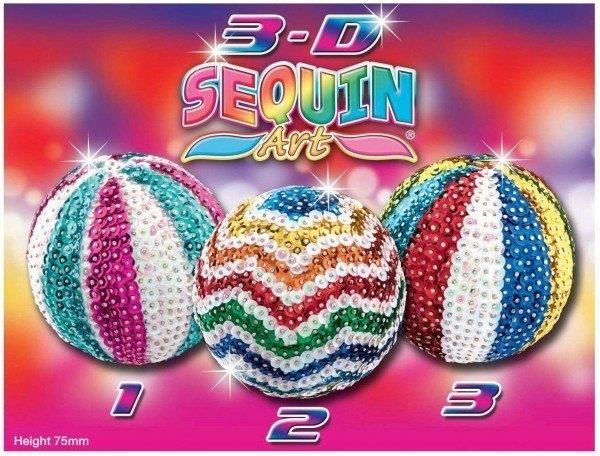 Набір для творчості Sequin Art 3d Trio Дзеркальні кулі