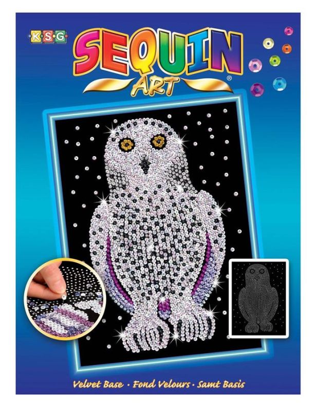 Набір для творчості Sequin Art Blue Снігова Сова 25*34см