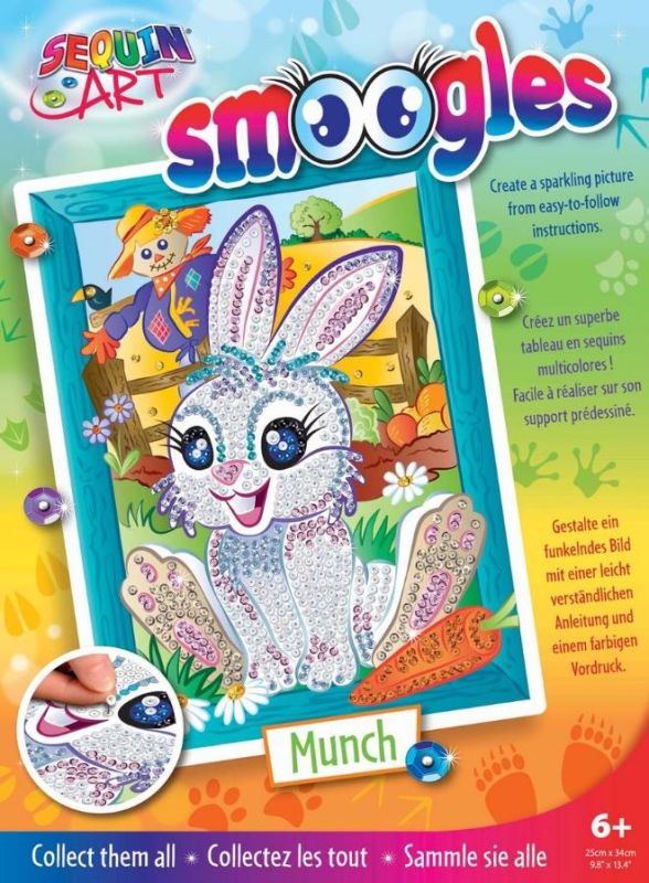 Набір для творчості Sequin Art Smoogles Зайчик 25*34см