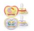 Пустушка  Avent  Ultra Air, 0-6 міс., 2 шт, дизайн для дівчат.