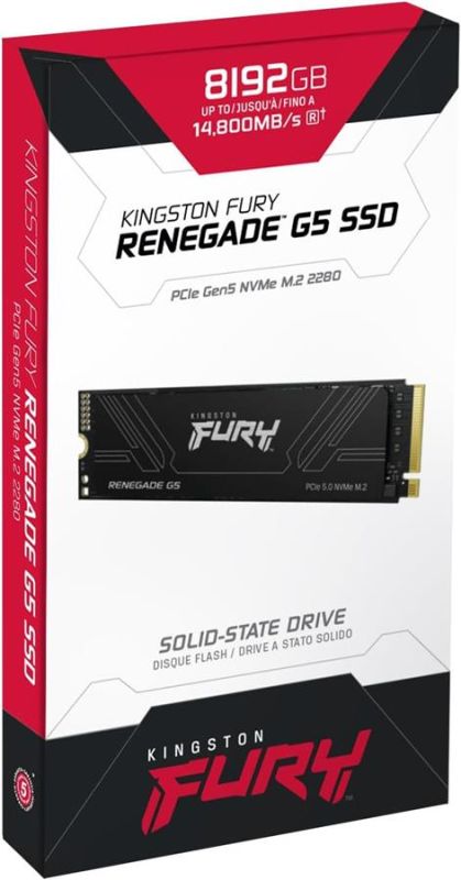 Накопичувач SSD Kingston M.2 8TB PCIe 5.0 FURY Renegade