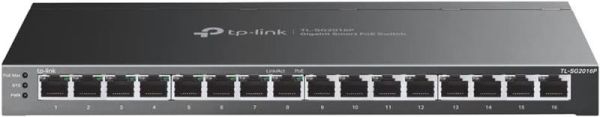 Комутатор TP-LINK TL-SG2016P 16xGE (8xPoE), 120Вт, WebSmart