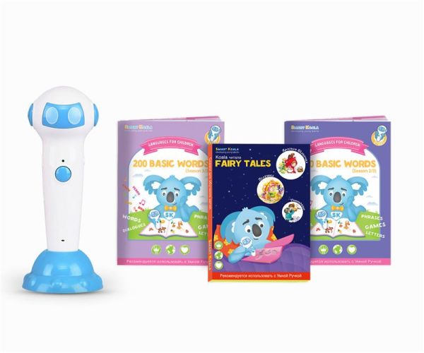 Книга English 200 words сезон 1,2 з інтерактивною здатністю Smart Koala, 2шт
