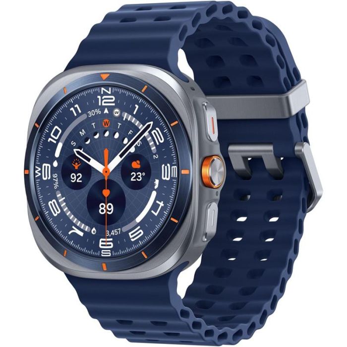 Смарт-годинник Samsung Galaxy Watch Ultra (2025) 47мм e-SIM (L705) 1.5", 480x480, sAMOLED, BT 5.3, NFC, 2/64ГБ, синій титановий