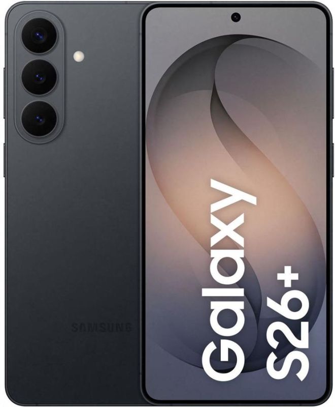 Смартфон Samsung Galaxy S26+ 5G (S947) 6.7' 12/512ГБ, 2SIM, 4900мА•год, чорний
