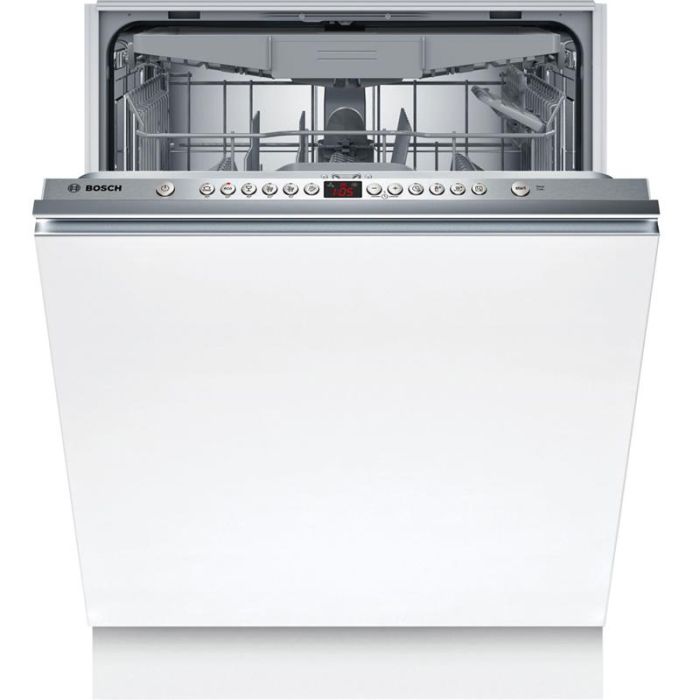 Посудомийна машина Bosch вбудована, 13компл., E, 60см, дисплей, 3-й кошик, білий